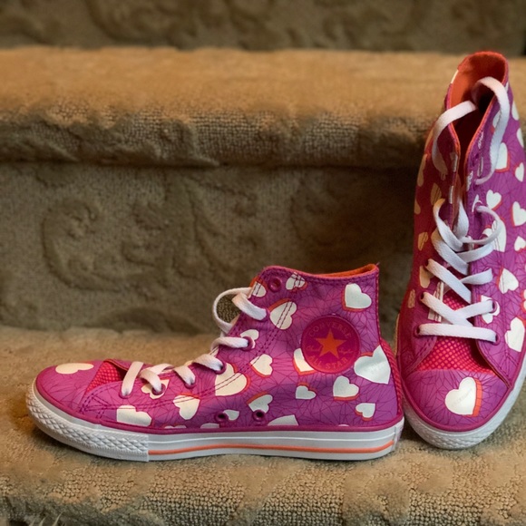 Converse Shoes | Nwot Converse Chuck Taylors Valentine Heart 5 | Poshmark